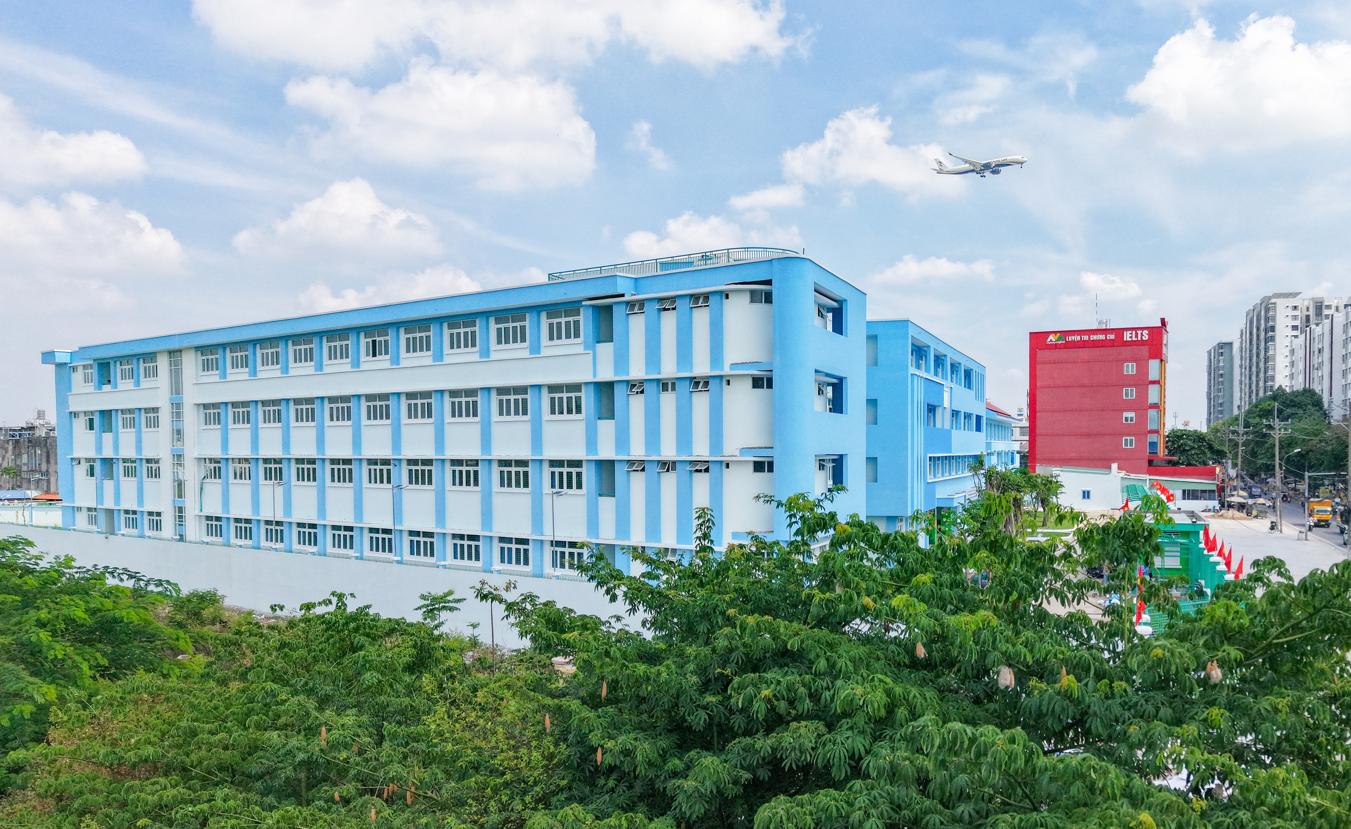 Bên trong ngôi trường xây trên đất nghĩa trang Bình Hưng Hòa sẽ khánh thành vào ngày 19-5