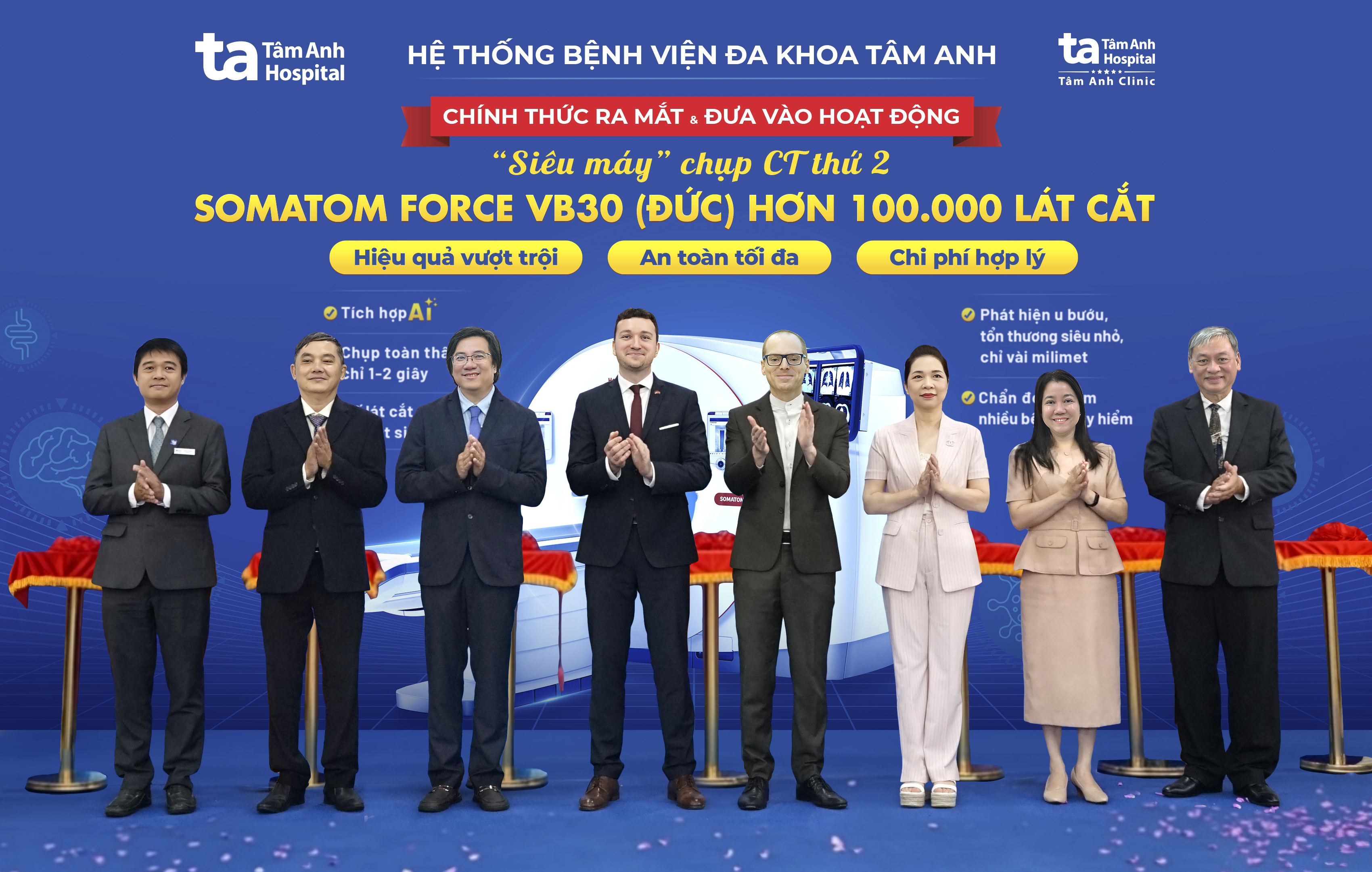 Bệnh viện Tâm Anh vận hành siêu máy chụp CT chào đón siêu đô thị TP.HCM