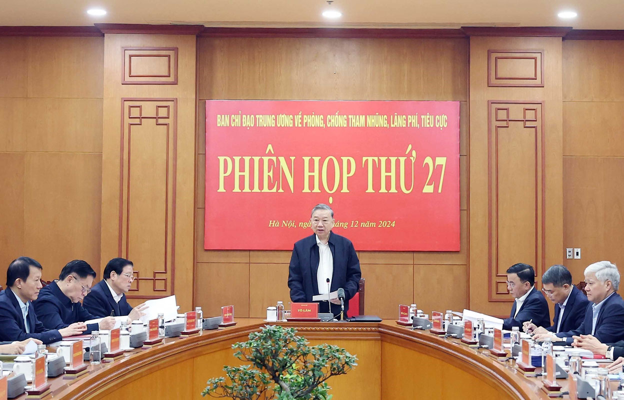 Tổng Bí thư Tô Lâm: Kiên trì xây dựng văn hóa liêm chính trong cán bộ, đảng viên