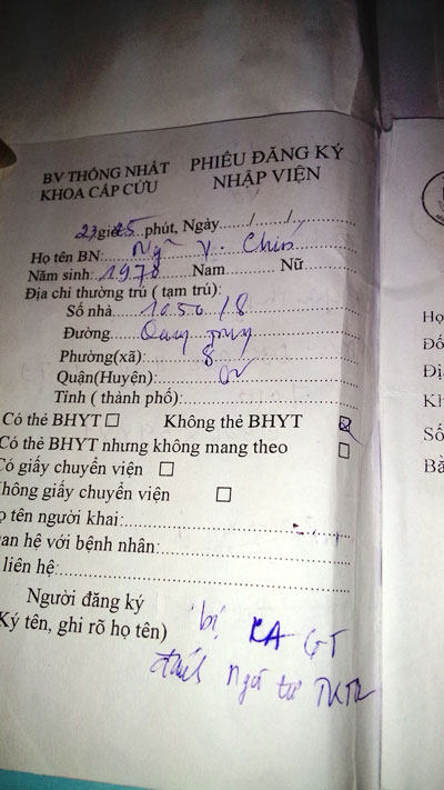 Vụ “Bị đánh chết sau khi đo nồng độ cồn”: Nạn nhân để lại bút tích