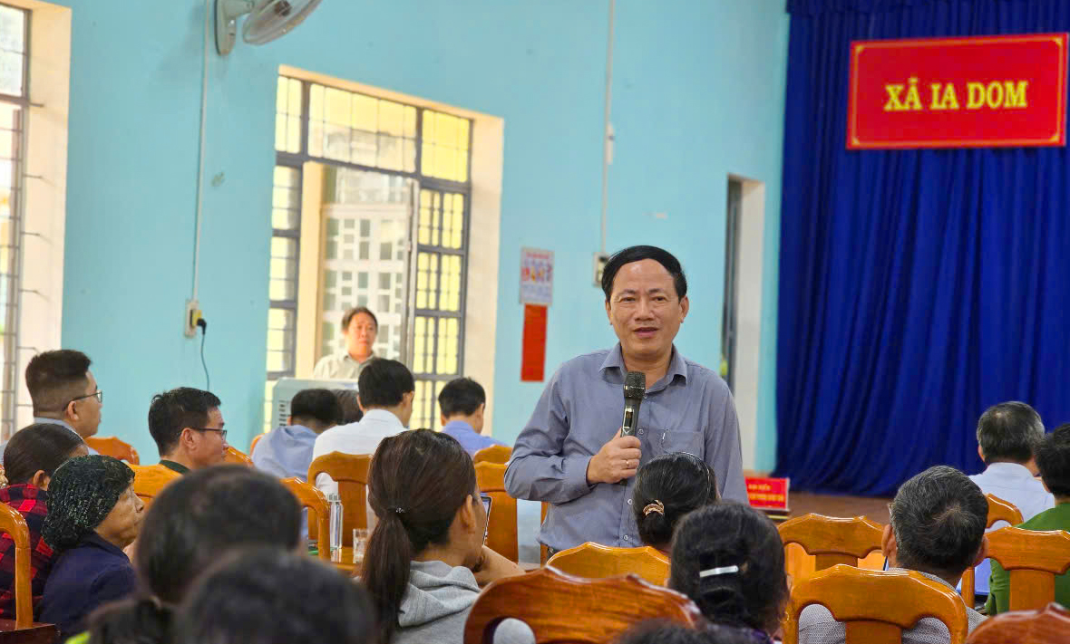 Ông Phạm Anh Tuấn, Chủ tịch UBND tỉnh Gia Lai đã có chuyến thị sát tại xã biên giới Ia Dom và Cửa khẩu Quốc tế Lệ Thanh sau sáp nhập tỉnh.