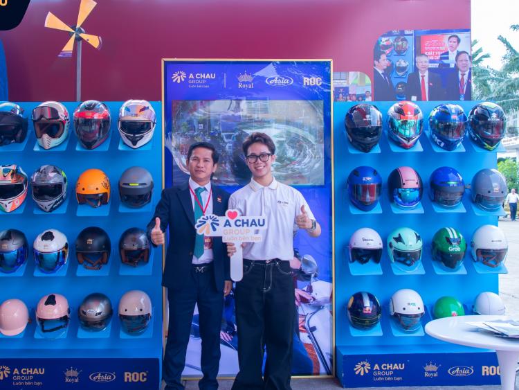 Á Châu Group tiên phong giải pháp nón bảo hiểm in logo cho doanh nghiệp Việt