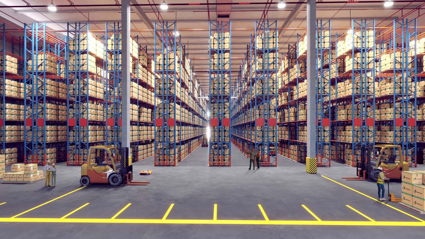 Một dự án kho hàng của một doanh nghiệp. Ảnh: DNCC