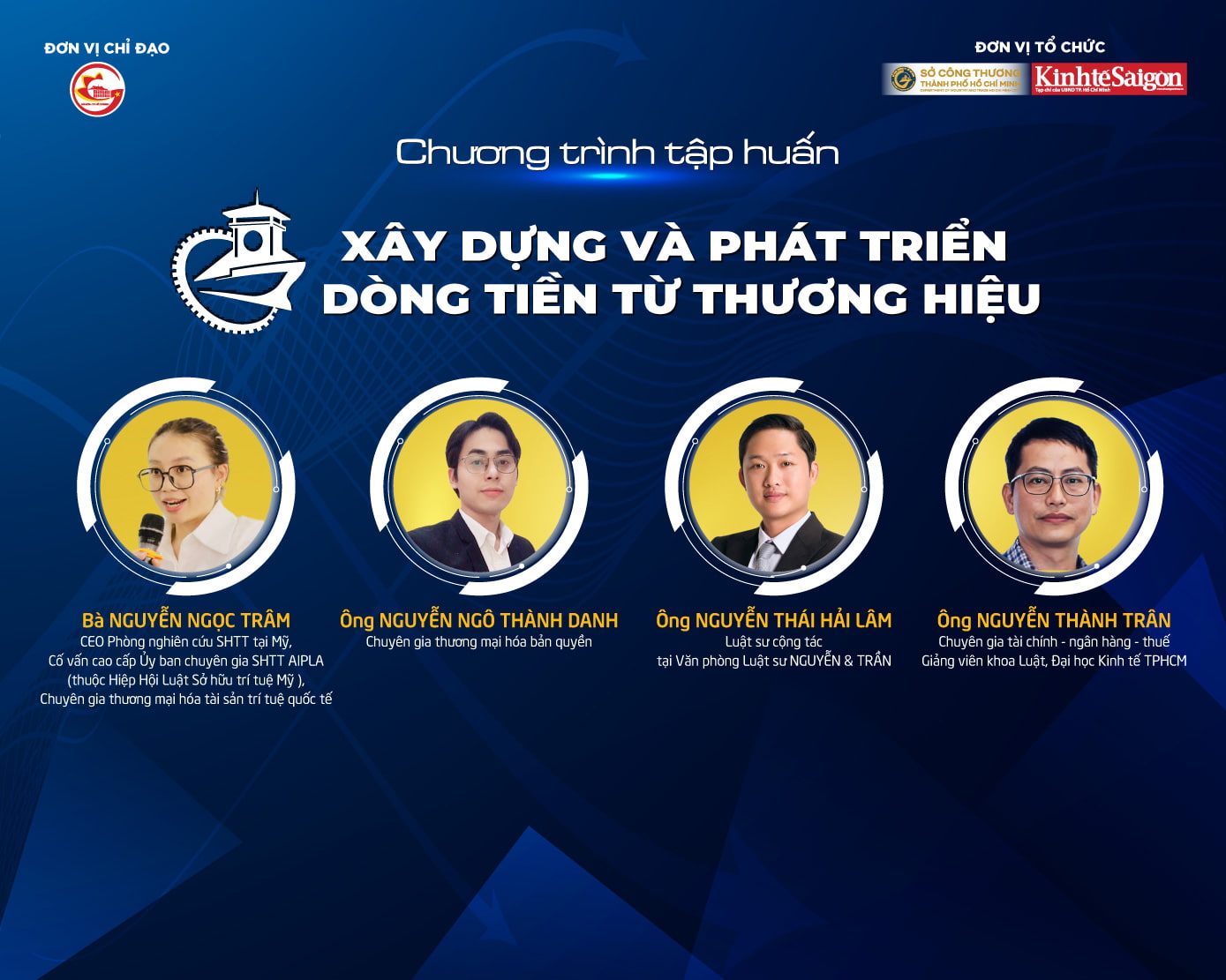 Mời tham gia buổi tập huấn 'Xây dựng và phát triển dòng tiền từ thương hiệu'