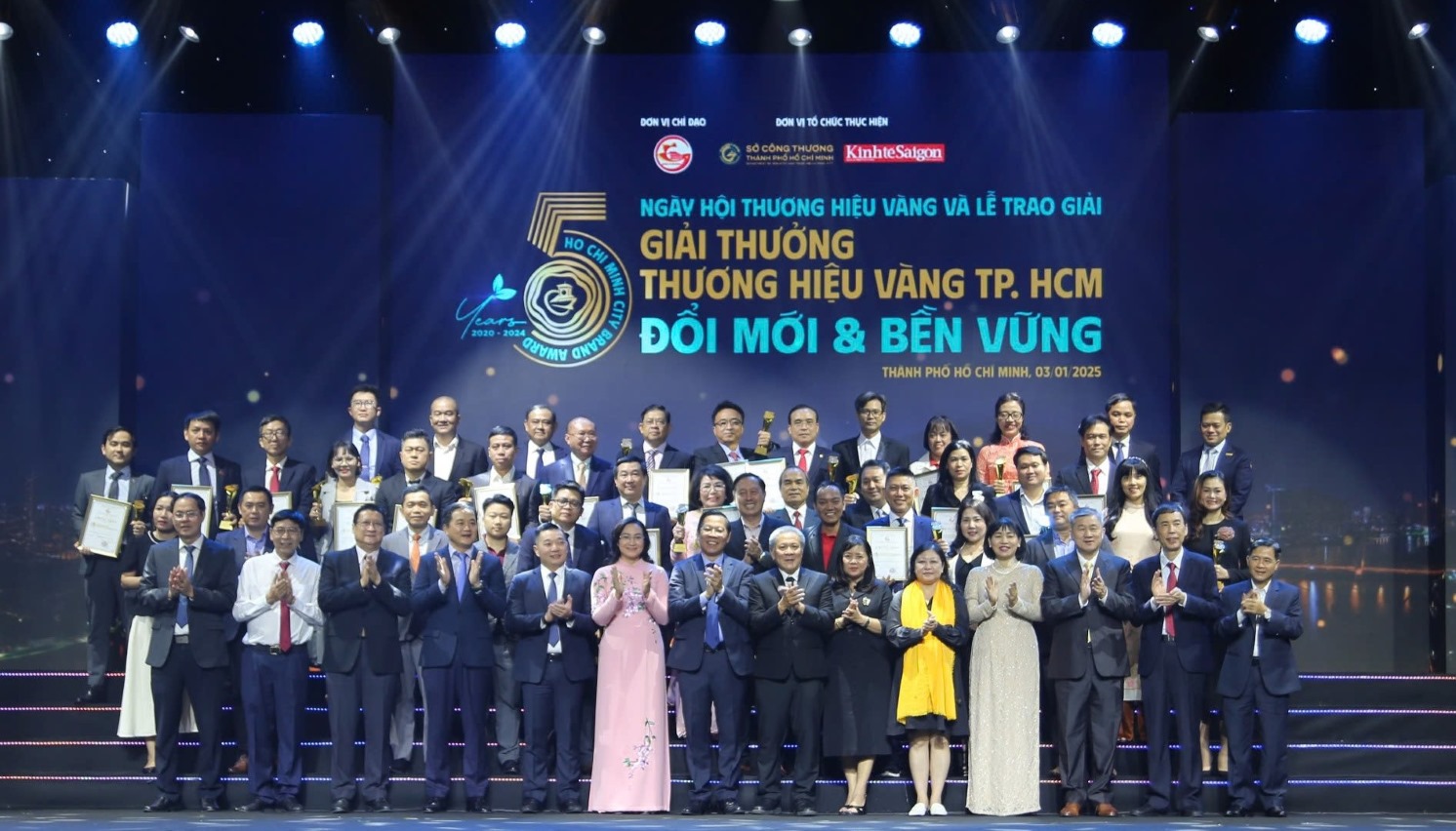 Vinh danh 29 doanh nghiệp Thương Hiệu Vàng TPHCM