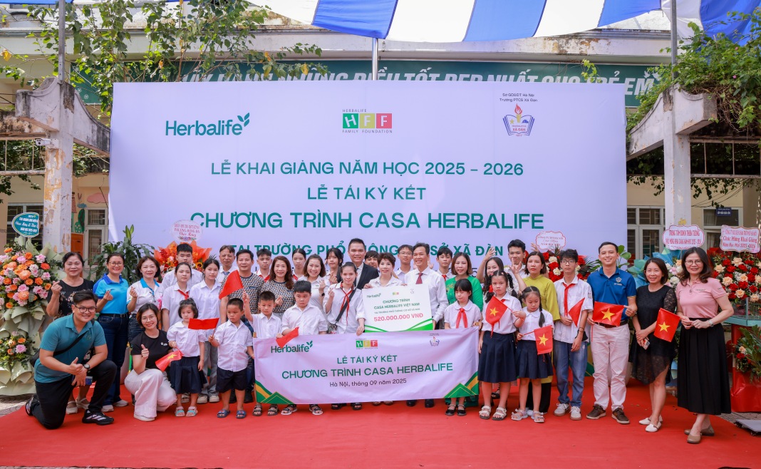 Herbalife Việt Nam và hành trình 16 năm góp phần nuôi dưỡng sức khỏe và hạnh phúc cộng đồng