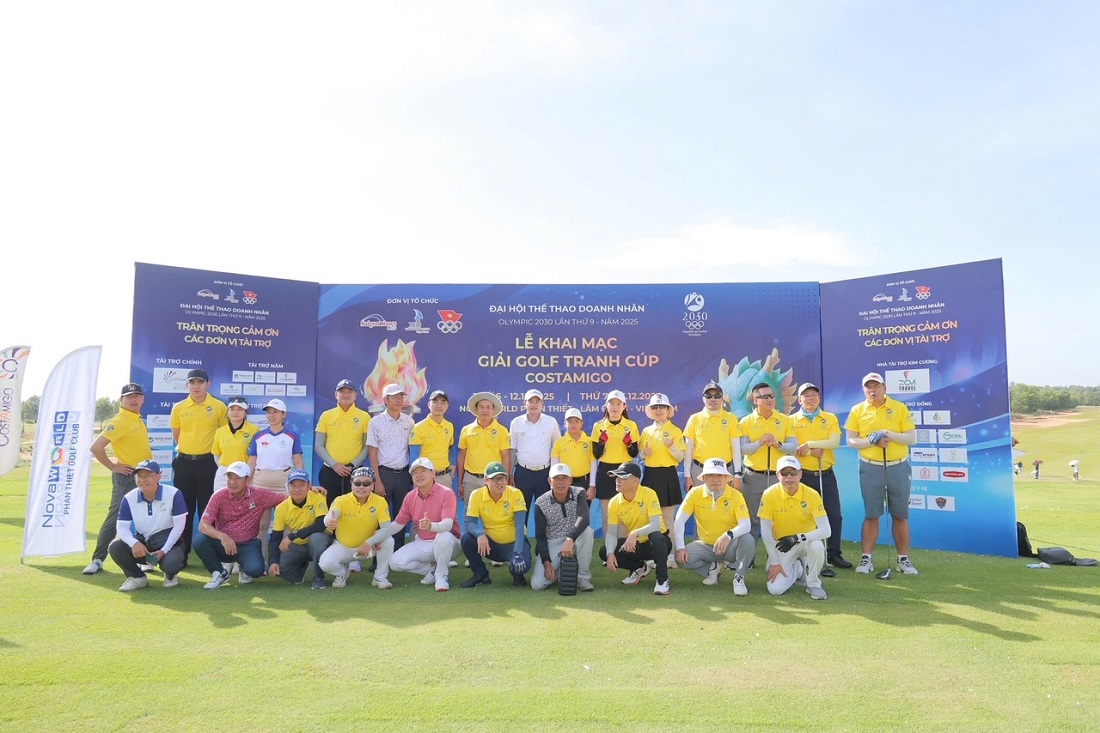 Giải Golf Cúp Costamigo 2025 lan tỏa tinh thần kết nối doanh nhân
