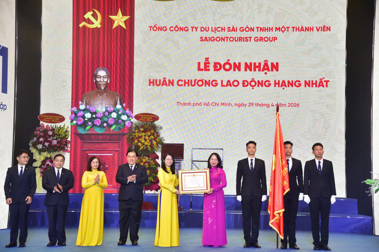 Saigontourist Group nhận Huân chương Lao động hạng Nhất, đặt mục tiêu đổi mới toàn diện