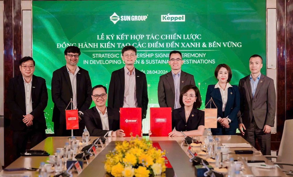 Keppel và Sun Group hợp tác phát triển hạ tầng năng lượng bền vững