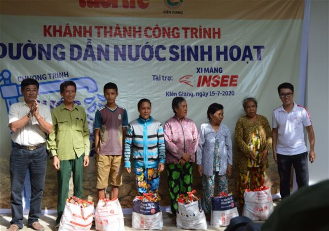 INSEE Vietnam joins hands to build freshwater pipeline in Kien Giang