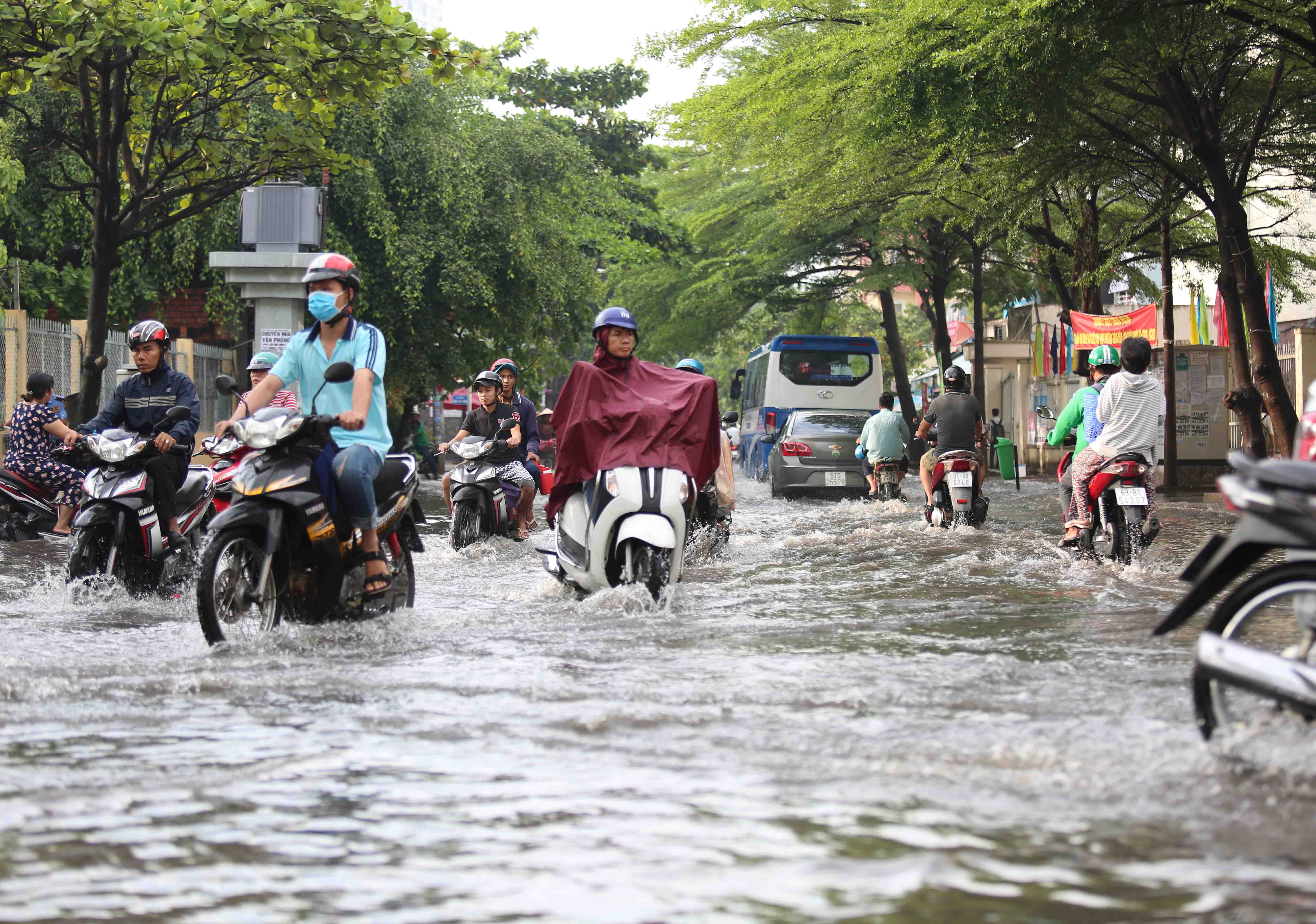 Flooded