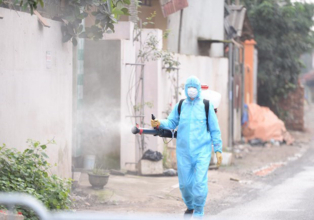 Two communes in Phu Tho begin social distancing
