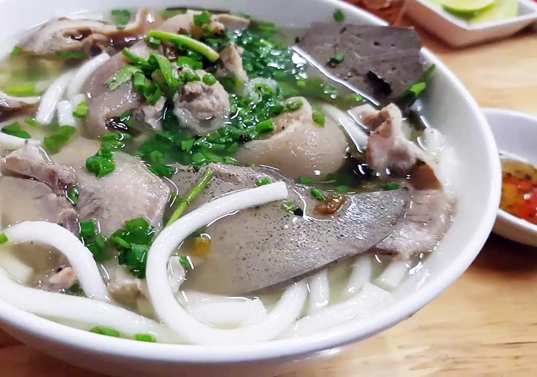 The sweetness of a rice noodle soup