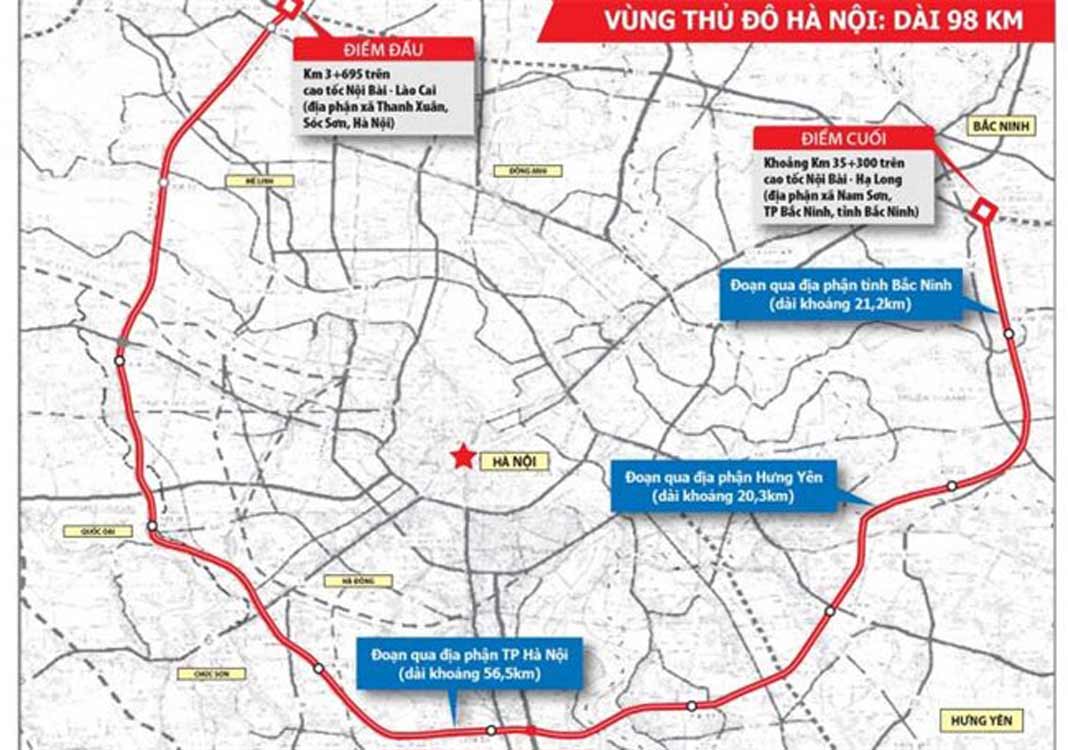 Govt assigns Hanoi to take charge of Belt Road No. 4 project