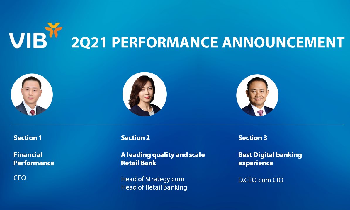 Analysts highly appreciate VIB's discussion during the meeting on Q2 2021 business results