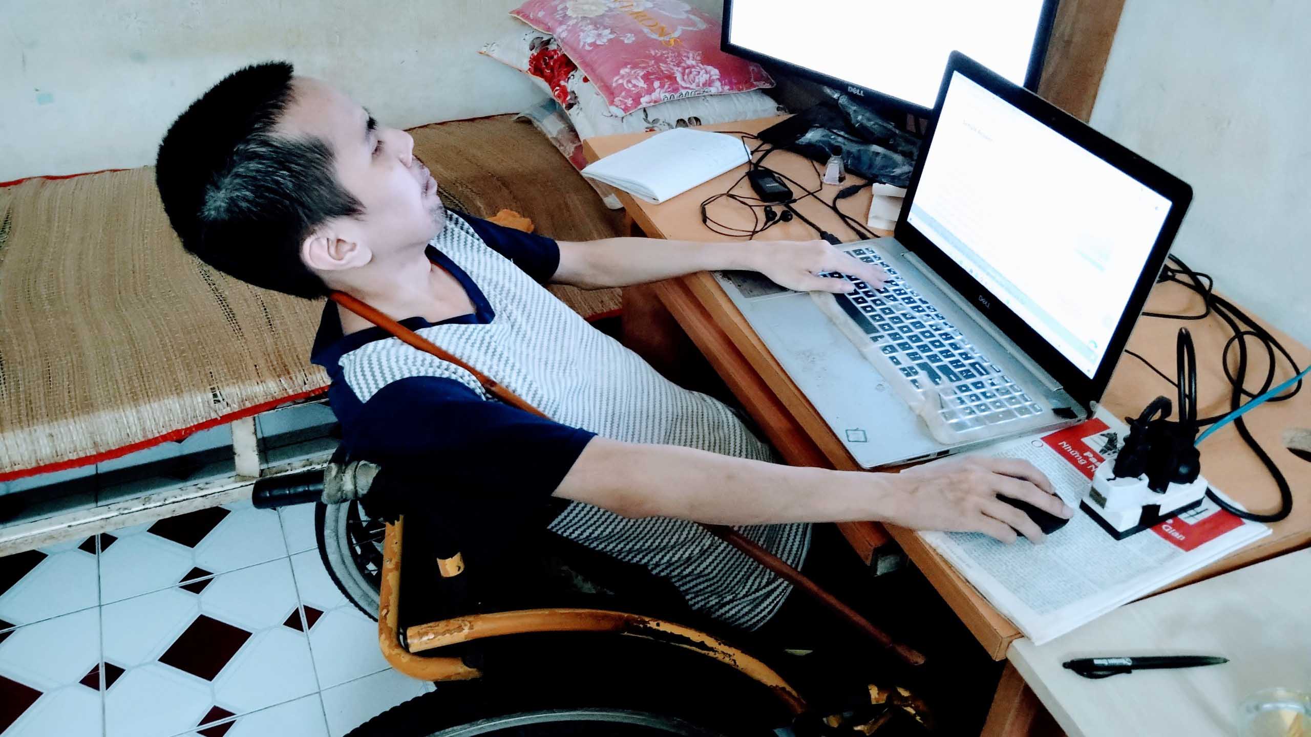 Pandemic unable to destroy dreams of disabled man