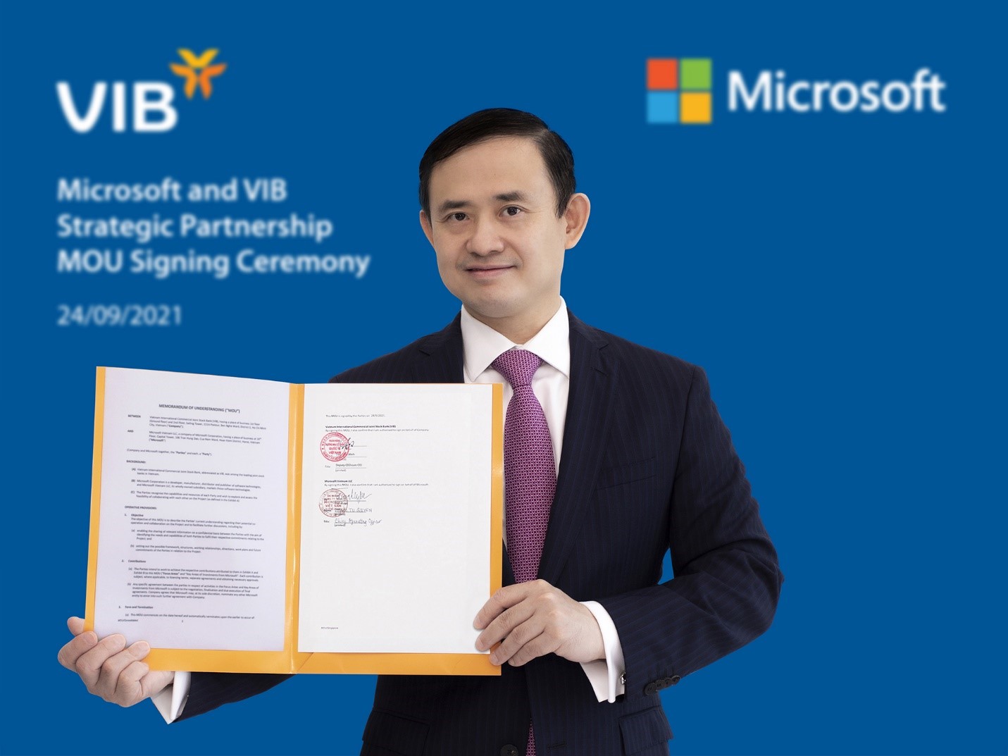 VIB and Microsoft form strategic partnership to boost service speed and innovation