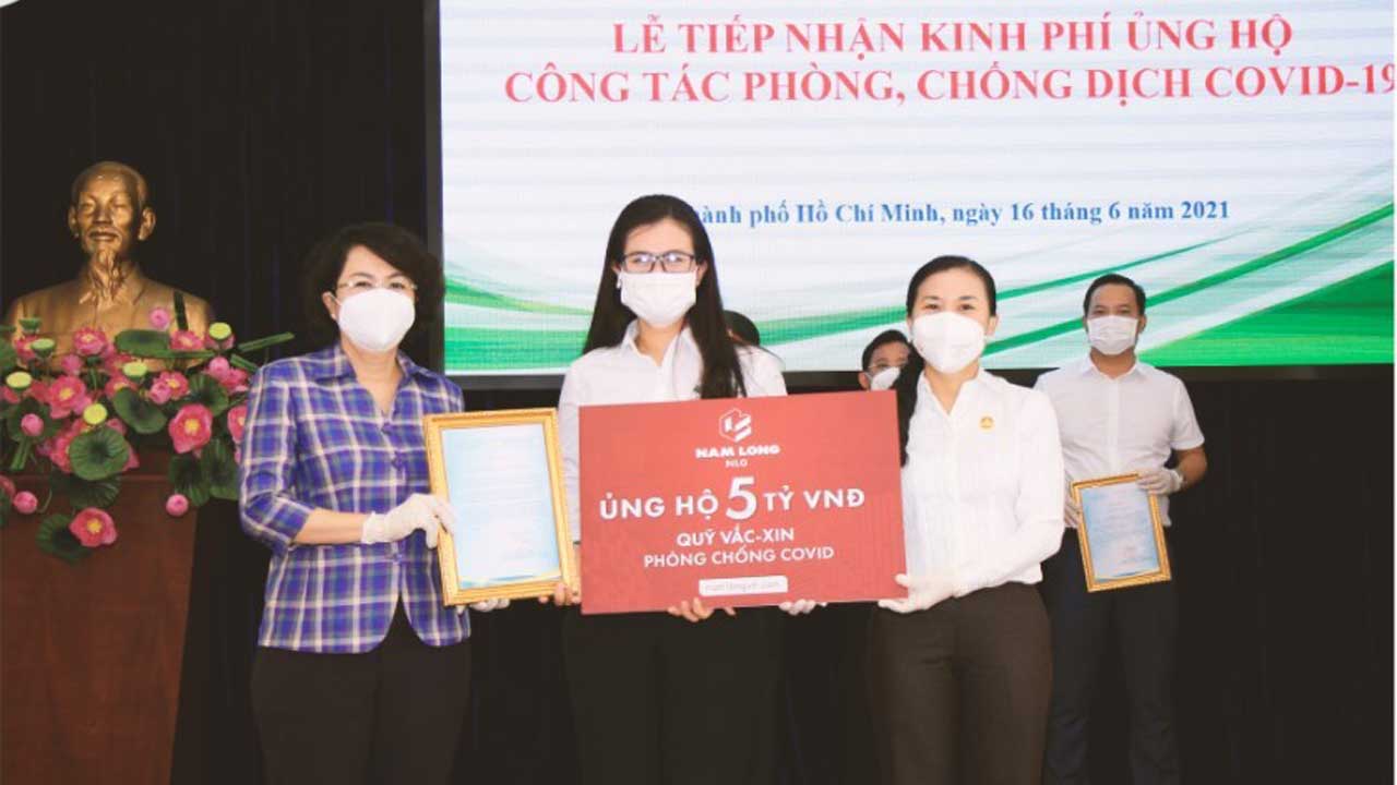 Nam Long joins hands to fight pandemic