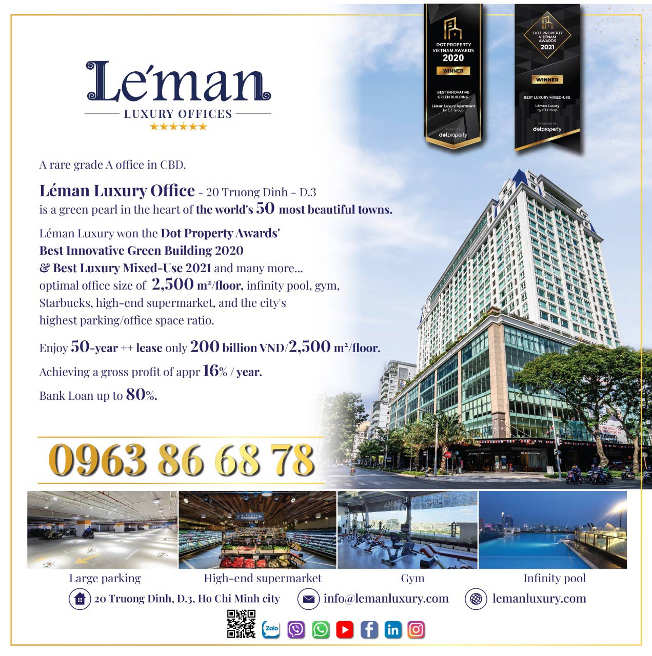 Léman  Luxury Office - a rare grade A office in CBD