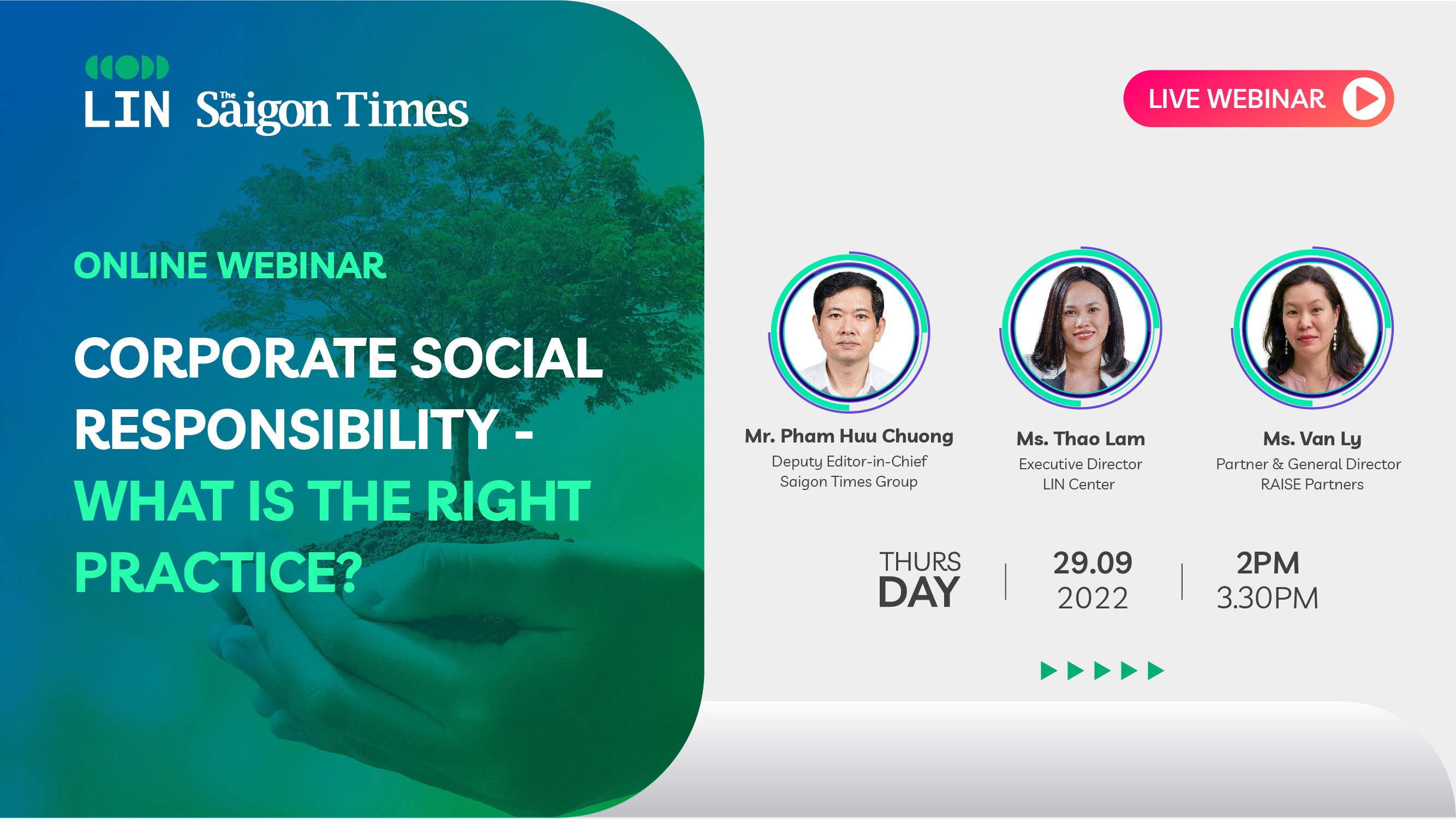 Saigon Times, LIN Center to host webinar about CSR