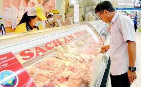 Imported frozen pork prices fall sharply