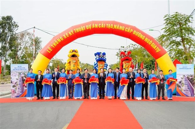 Haiphong’s key port-connecting road opened to traffic