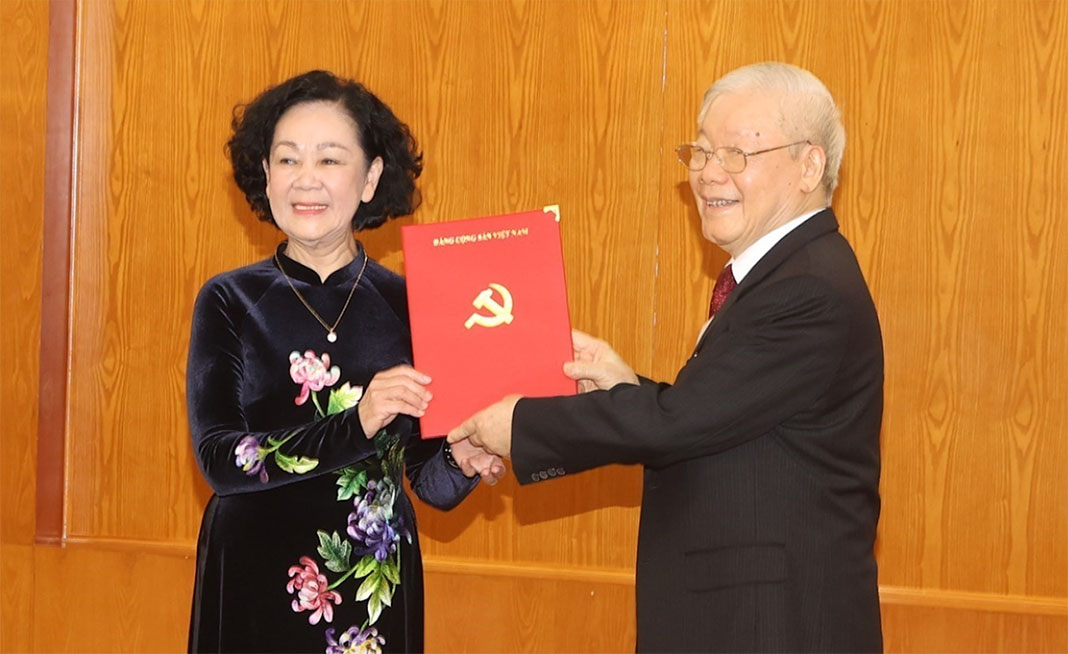 Truong Thi Mai picked as permanent member of Party Secretariat