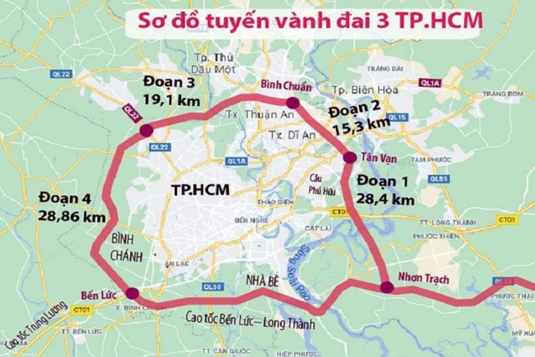HCMC proposes extracting sand from Dau Tieng Lake to build Beltway 3
