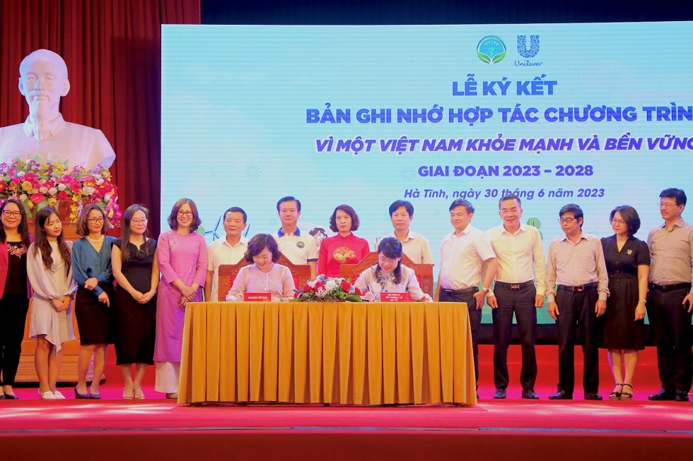 Health Ministry and Unilever to double the ratio of people washing hands with soaps through National Hygiene movement