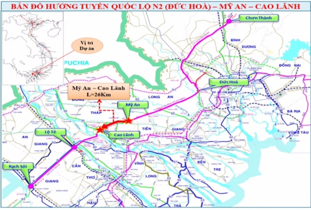VND1.4 trillion more proposed for My An-Cao Lanh expy