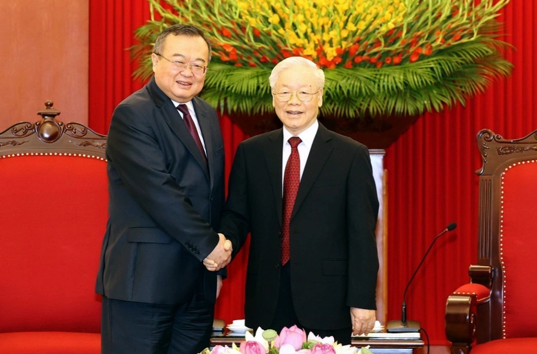 Vietnam’s Party chief meets Chinese party official