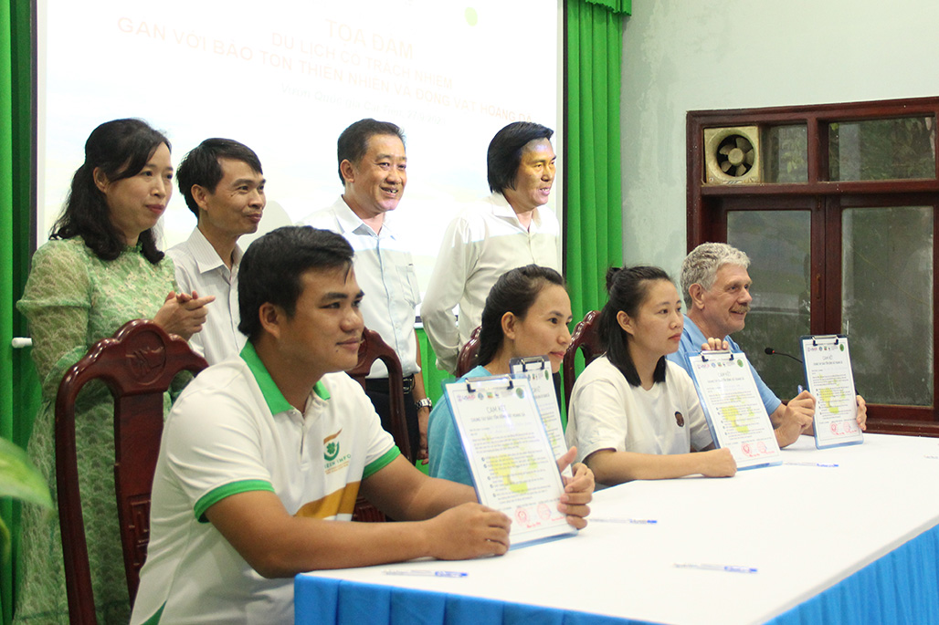 Firms agree to boost responsible tourism at national park