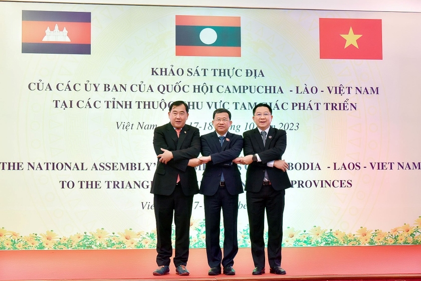 Legislative officials from Cambodia, Laos, Vietnam discuss development triangle