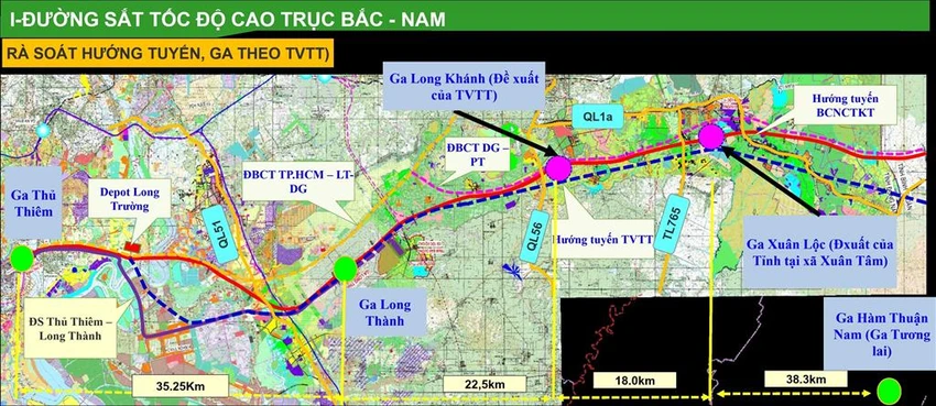 Central station for North-South express railway proposed in Thu Thiem
