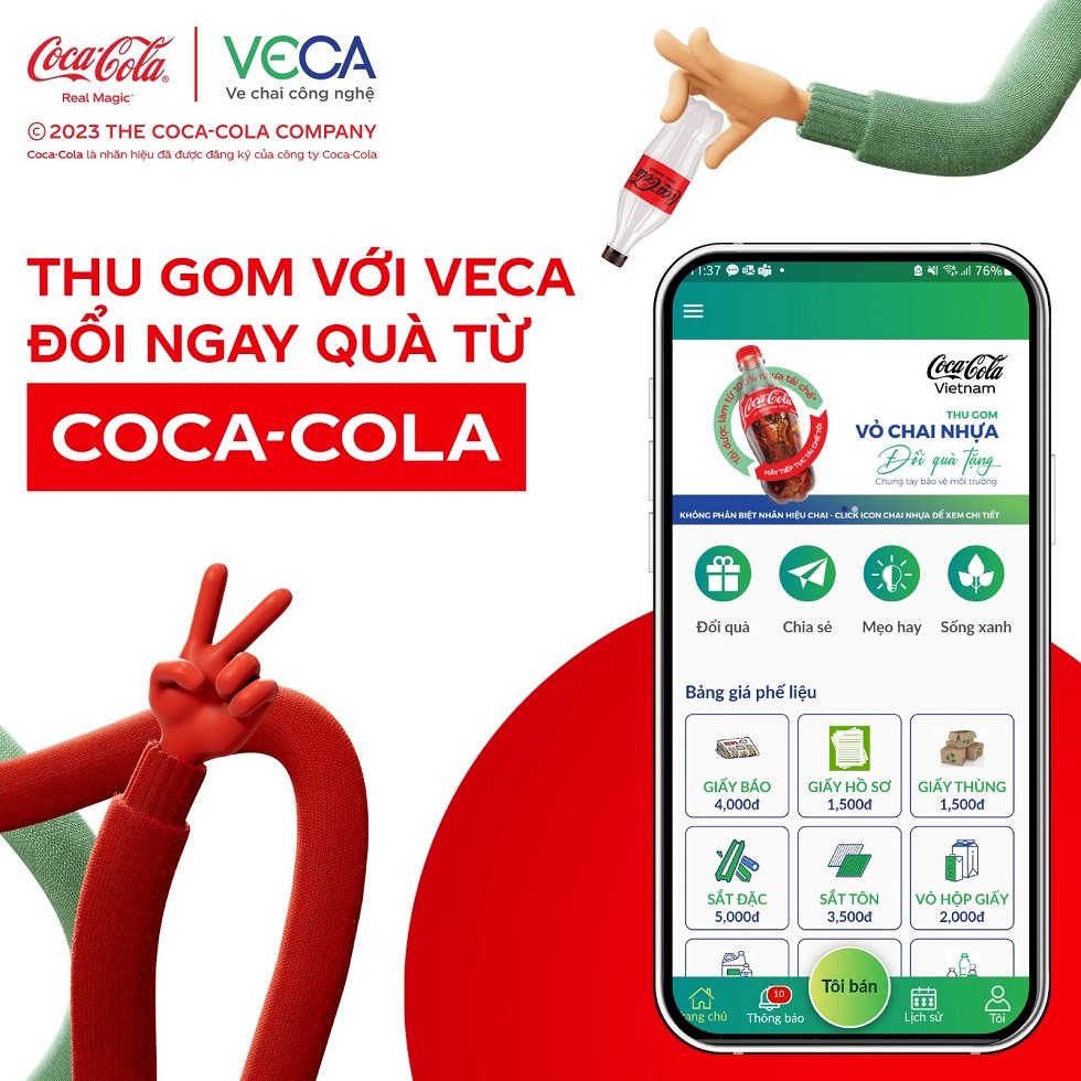 Coca-Cola launches "Our bottles can live many lives" program with consumers in Vietnam to help boost recycling