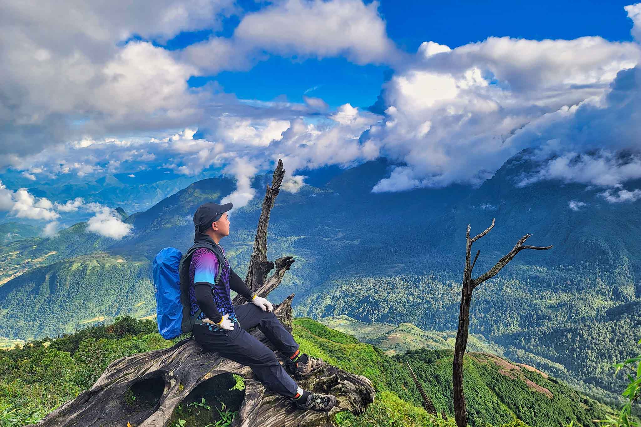 Thrilling natural landscape on Nhiu Co San Mountain