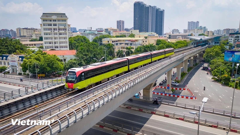 Nhon-Hanoi Station metro line set to partially begin service tomorrow