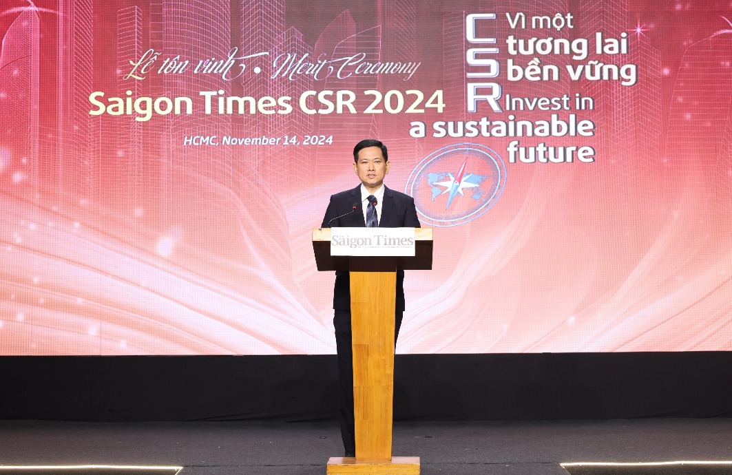 Forty businesses with outstanding CSR practices recognized at Saigon Times CSR 2024