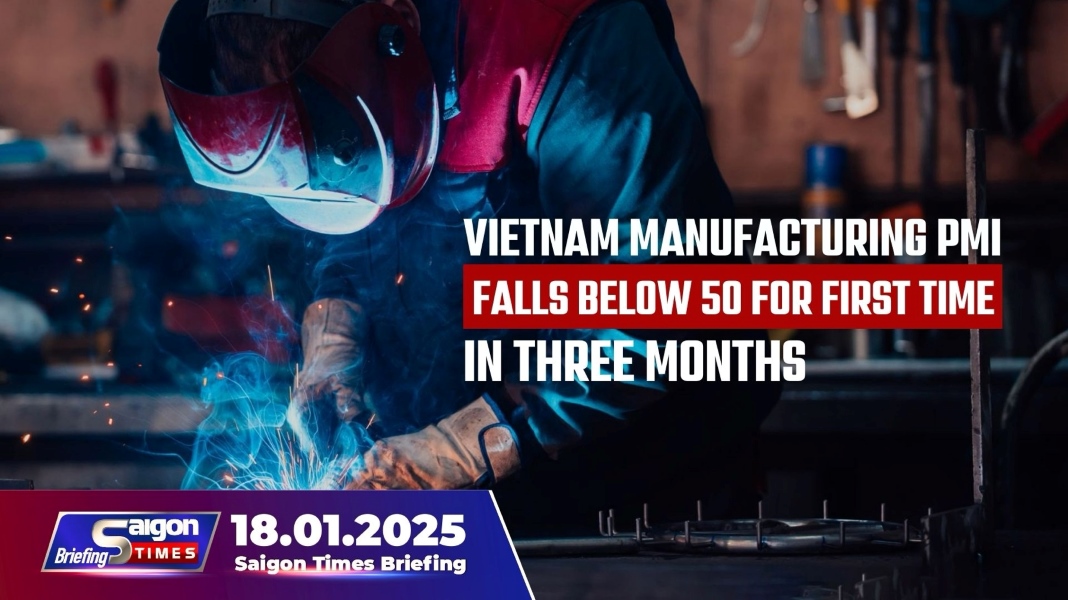 Vietnam Manufacturing PMI falls below 50 for first time in three months