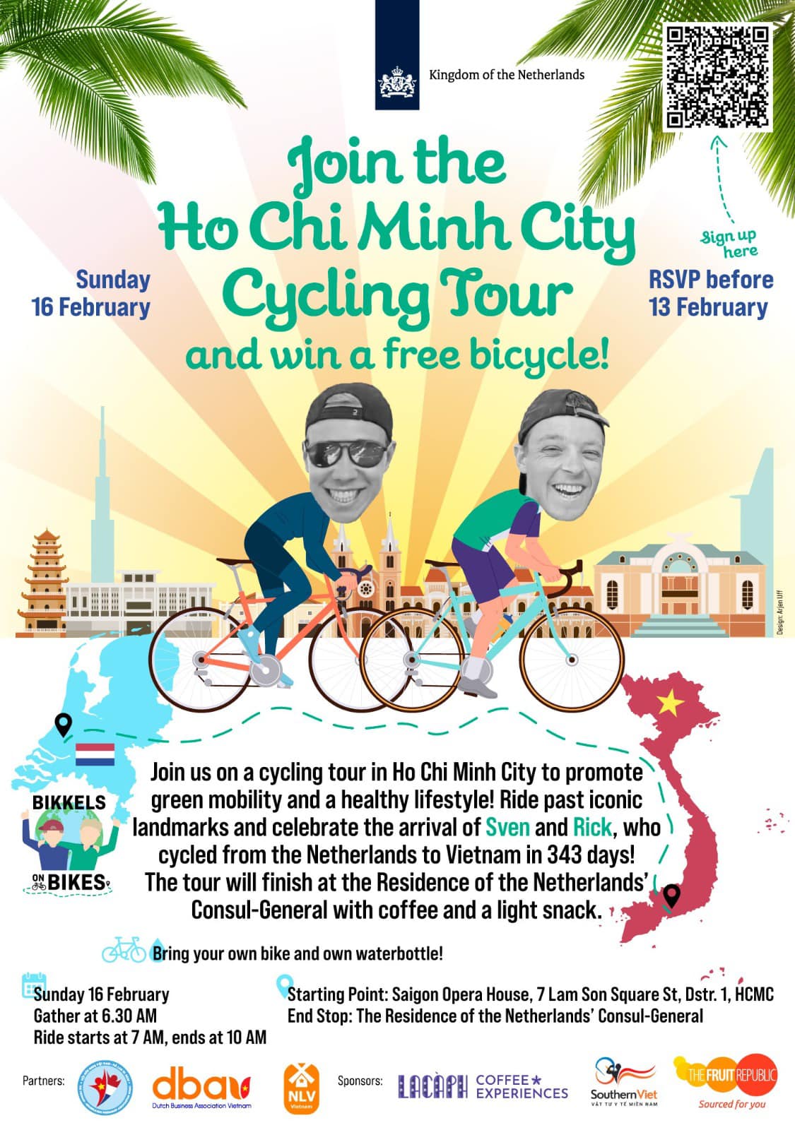 Consulate general of Netherlands to organize cycling event to promote sustainability