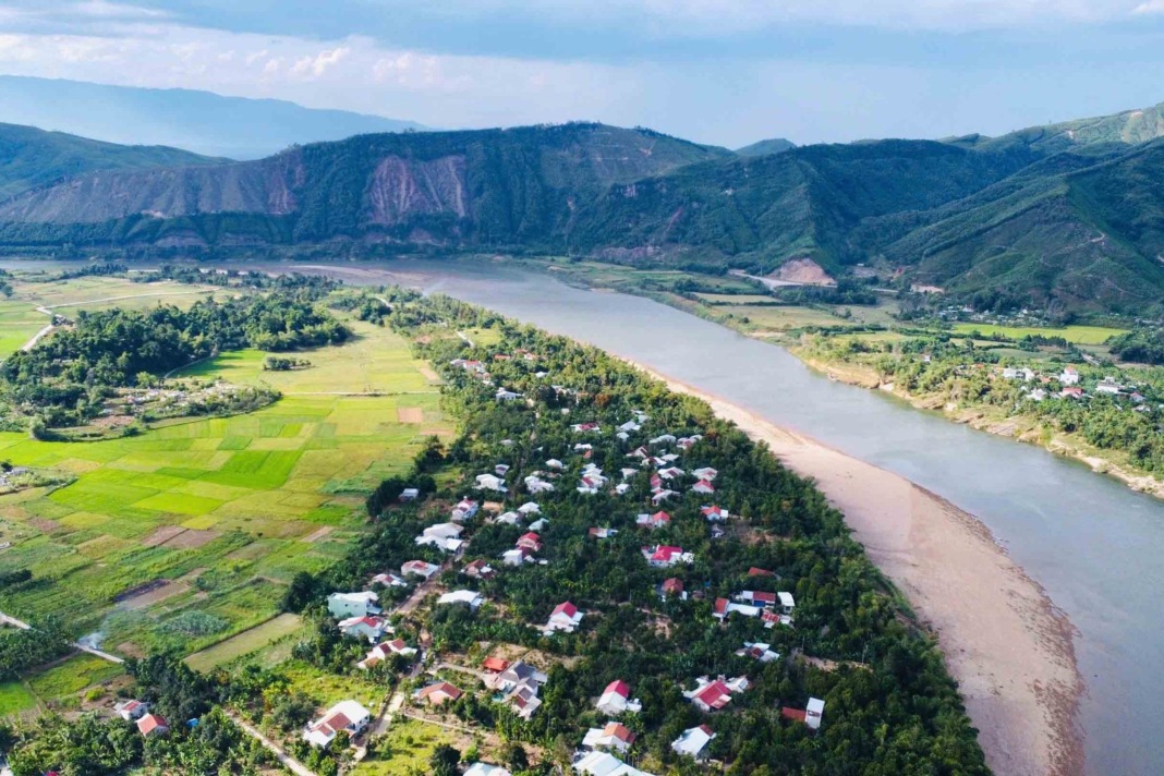 Old village with lush landscapes in Quang Nam