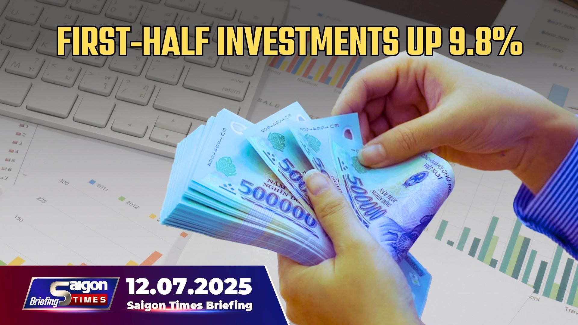 First-half investments up 9.8%