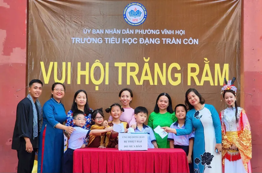 HCMC’s teachers and students help storm and flood victims