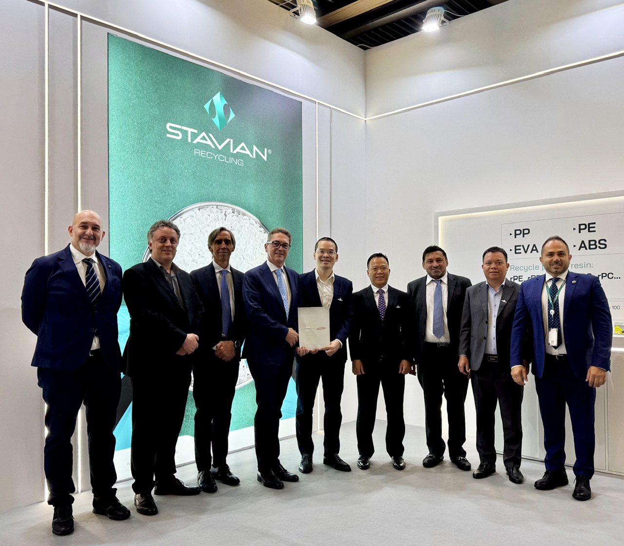Stavian Recycling signs MOUs with Starlinger and AMUT: a major step forward in Stavian Recycling Complex project