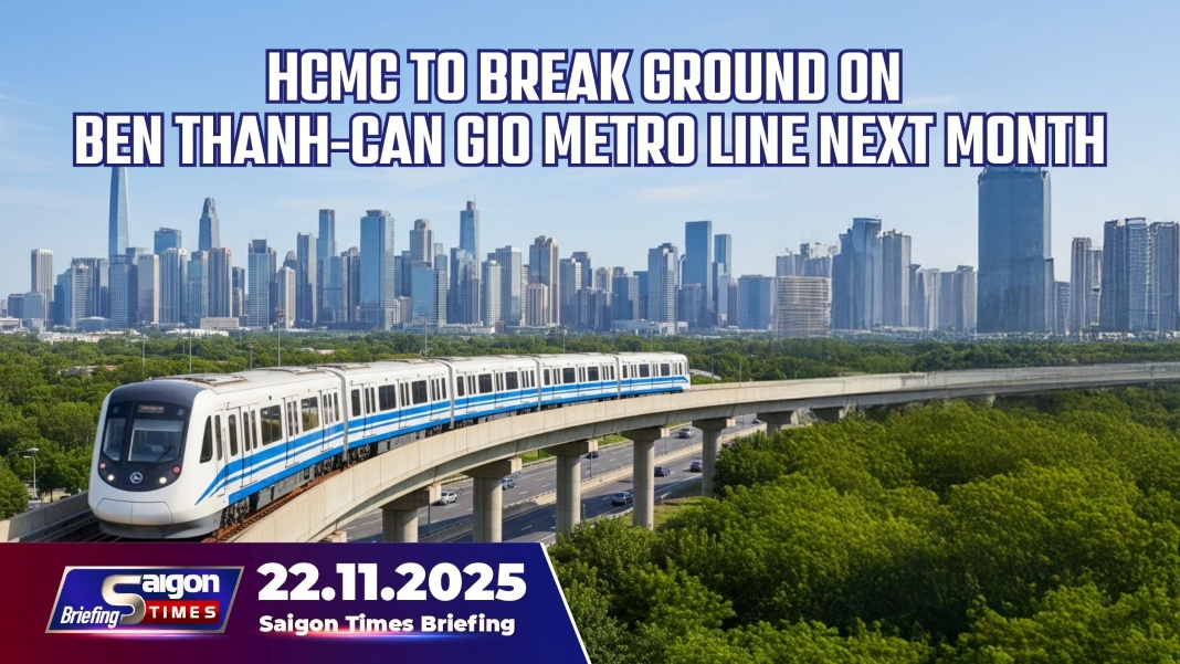 HCMC to break ground on Ben Thanh-Can Gio metro line next month