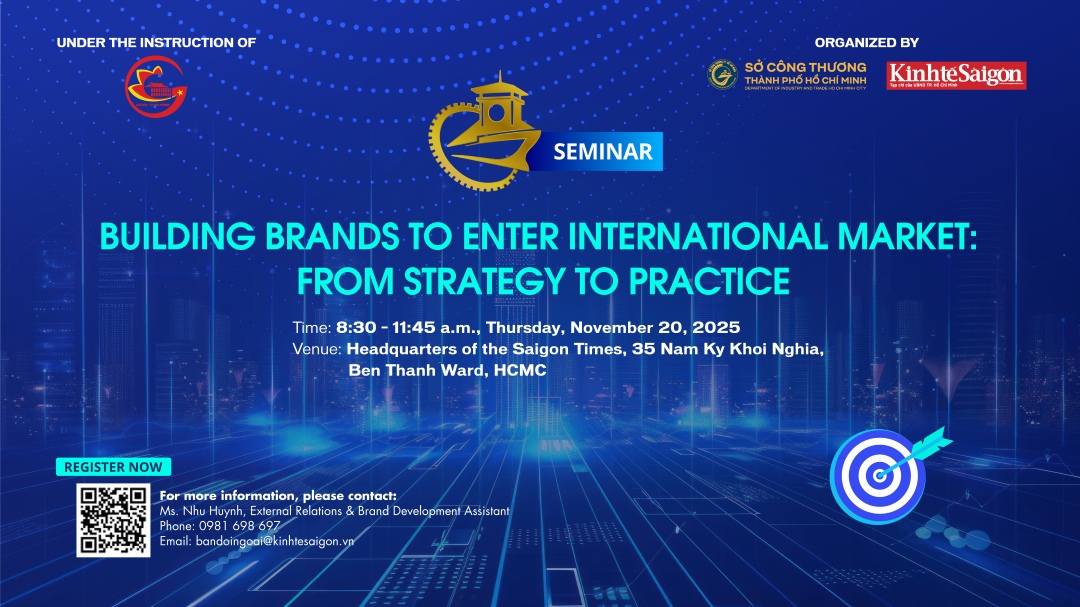 Saigon Times Group to hold seminar global branding strategies for Vietnamese firms