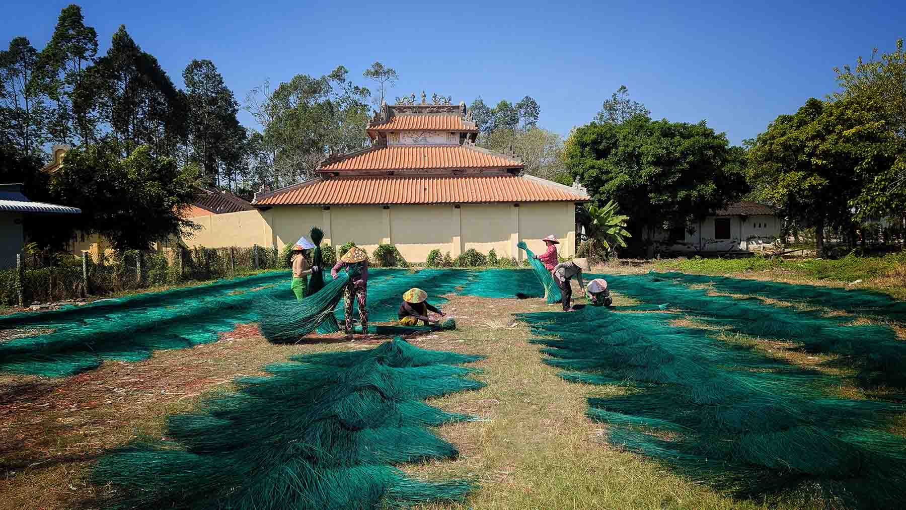 Mat weaving village in Dong Thap Province