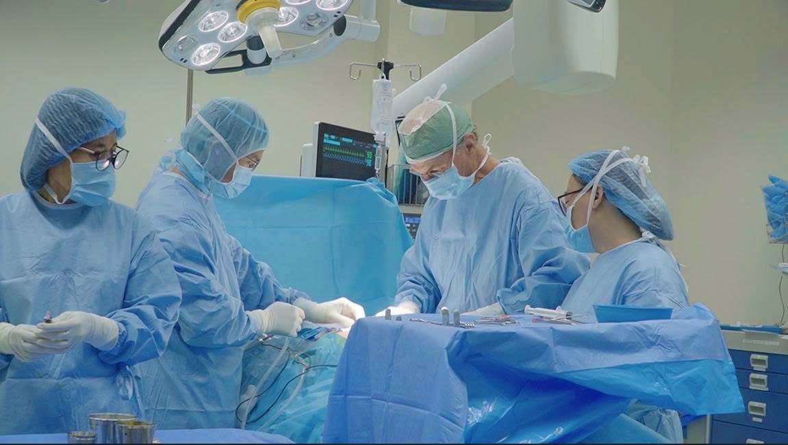 The reconstructed surgery for a boy with complex neurofibromatosis