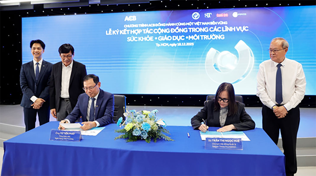 Philanthropy for “Creating Shared Value”: ACB signs partnerships across education, healthcare and the environment