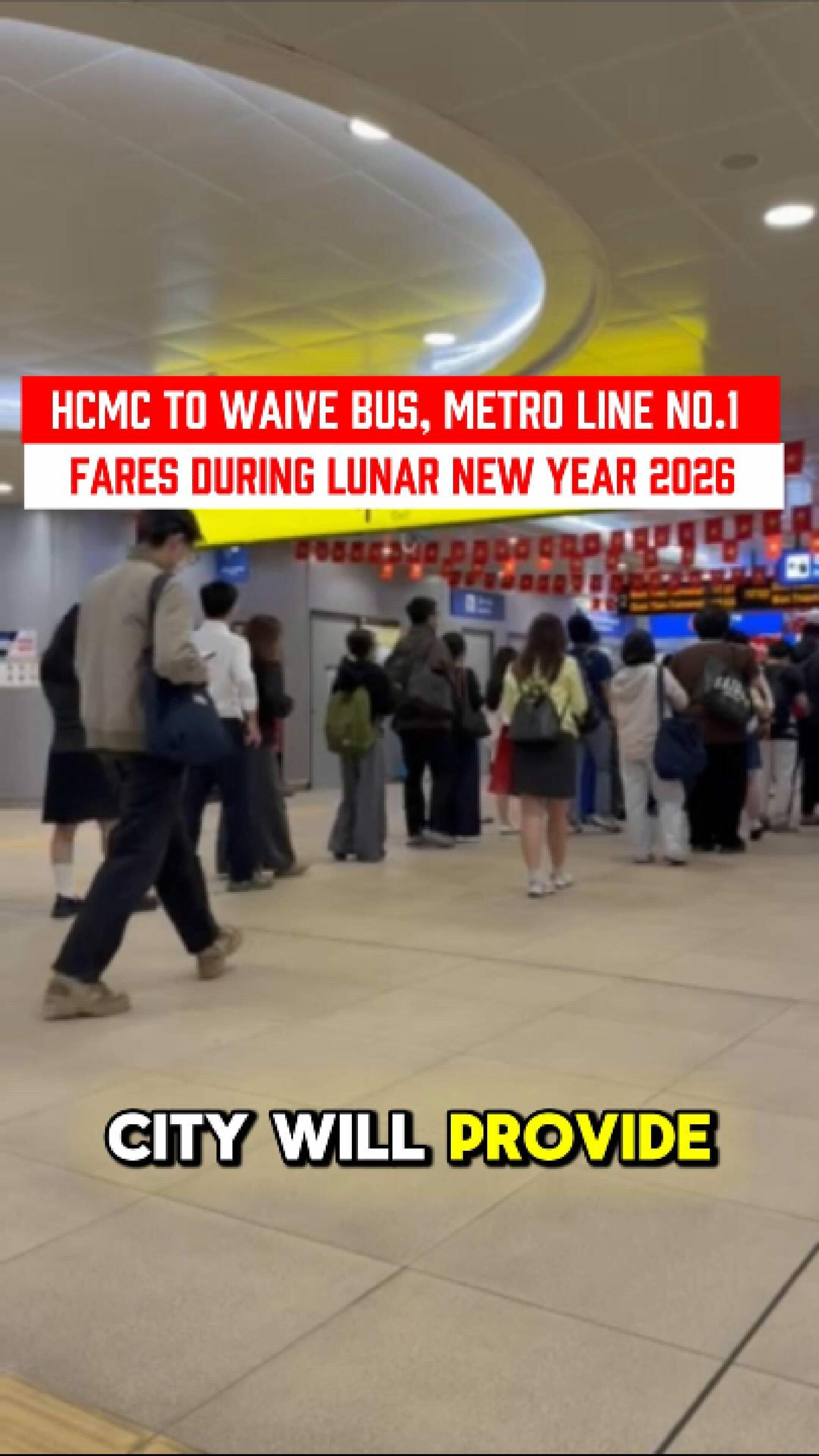 HCMC to waive bus, Metro Line No.1 fares during Lunar New Year 2026